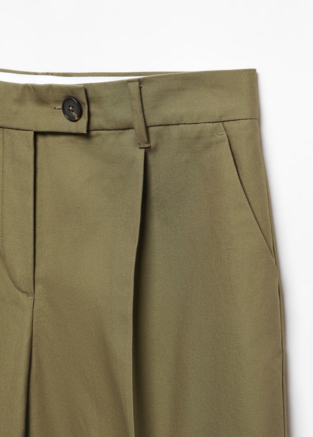 Wideleg pleated trousers - Details of the article 8