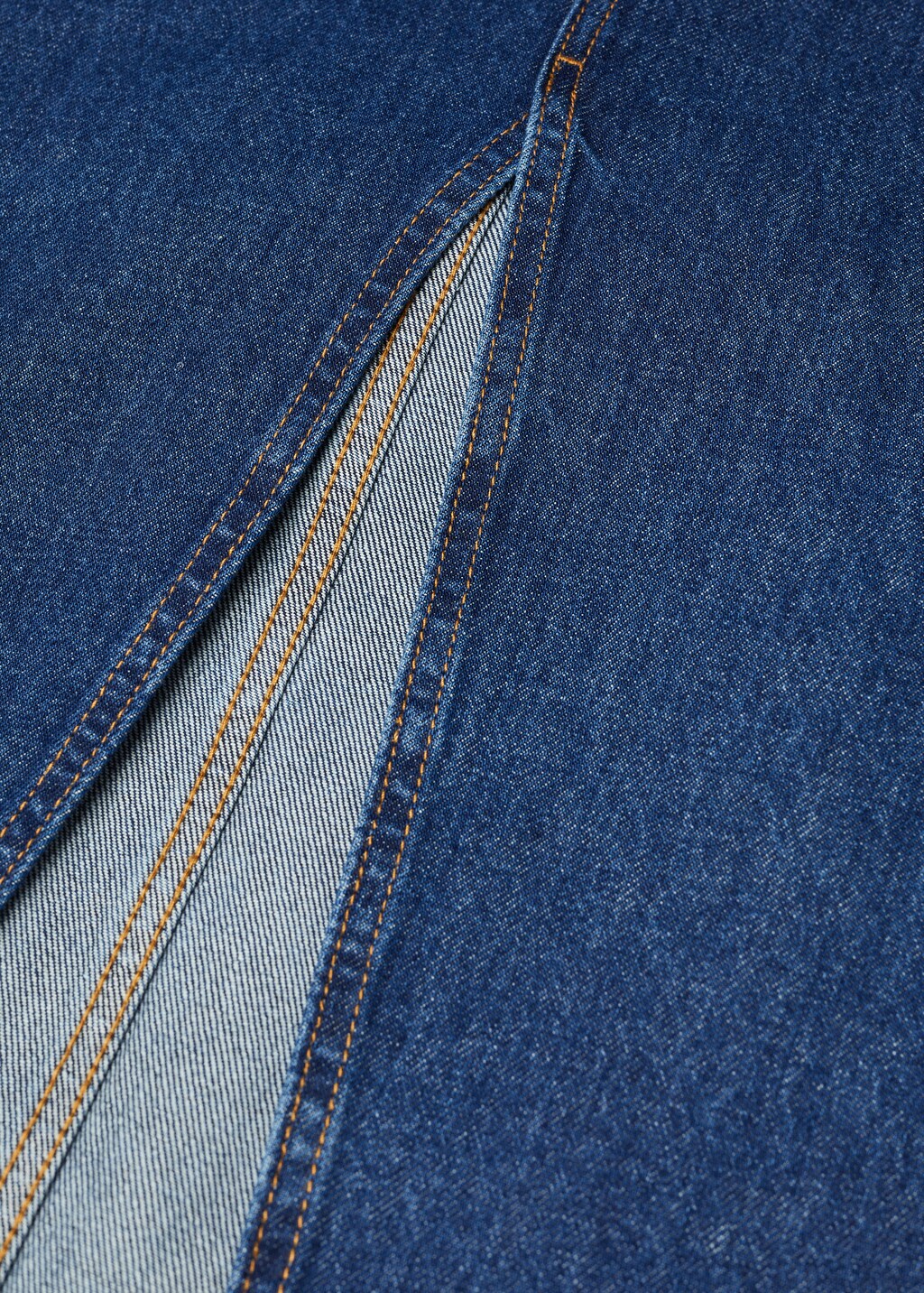 Jeansrock mit Schlitz - Detail des Artikels 8