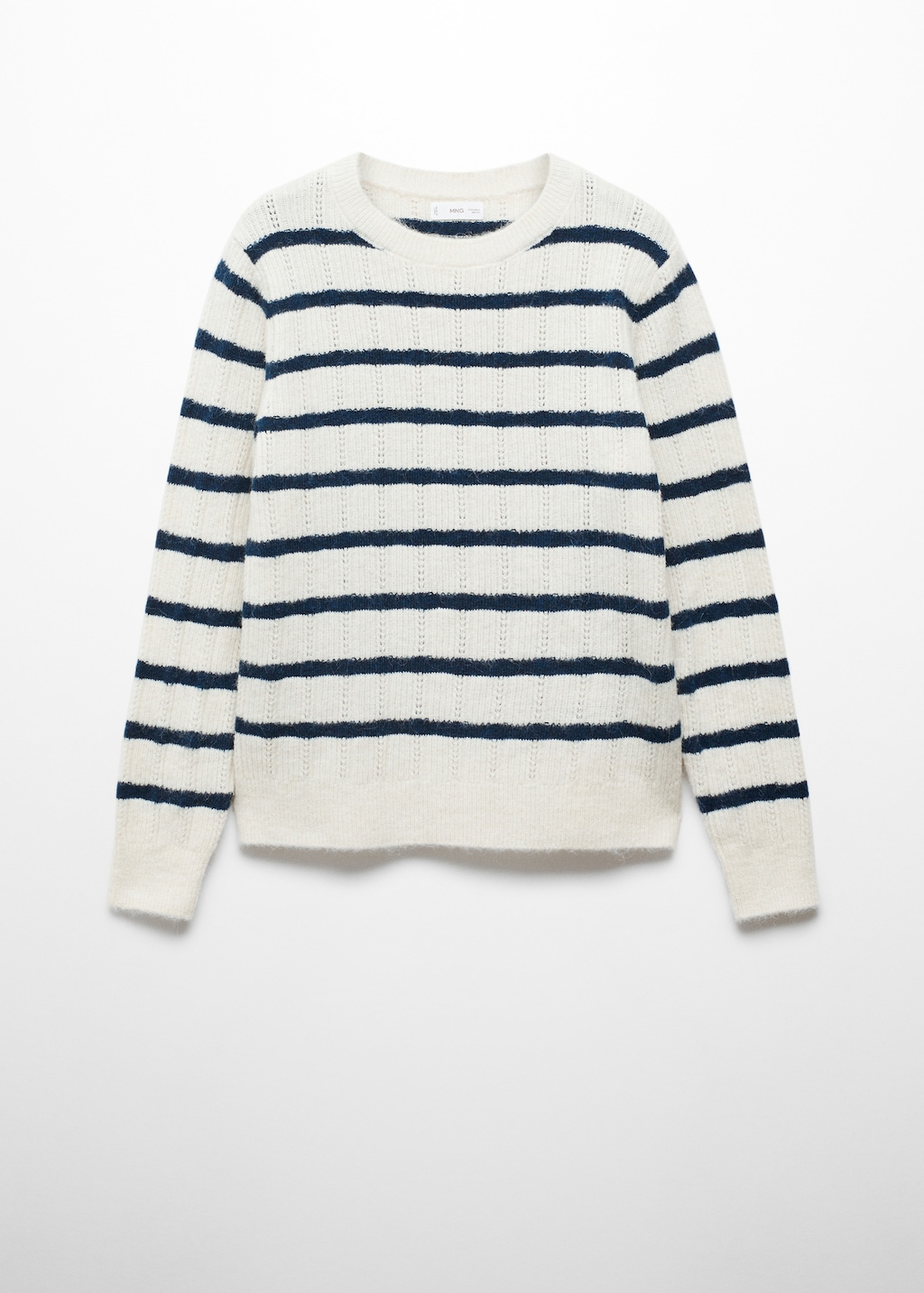 Striped knit sweater - Article without model