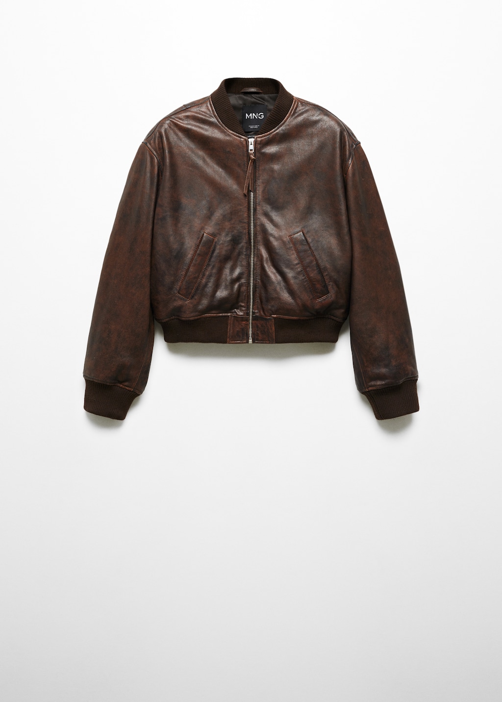 100% leather bomber jacket - Article without model