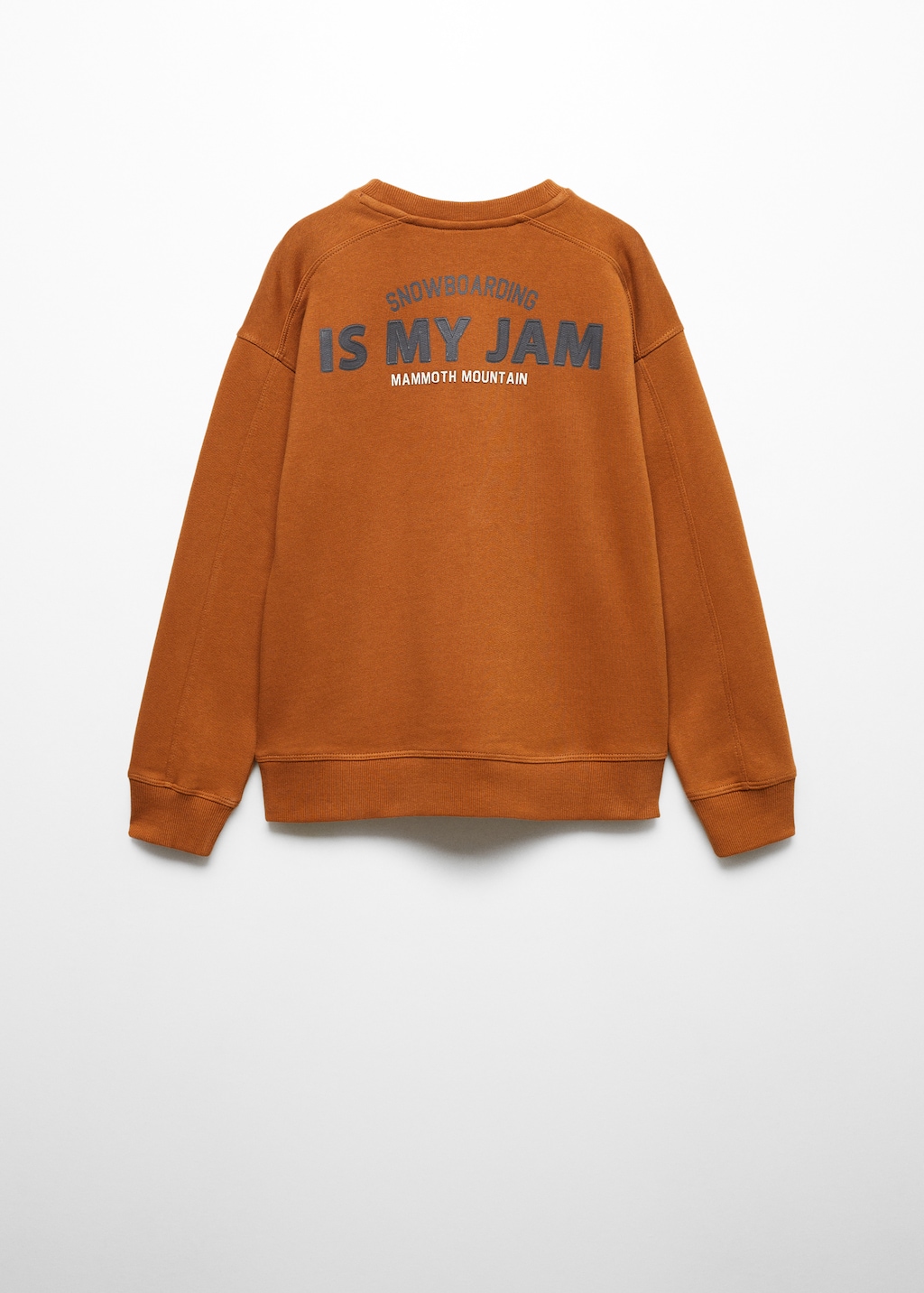 Embroidered message sweatshirt - Reverse of the article