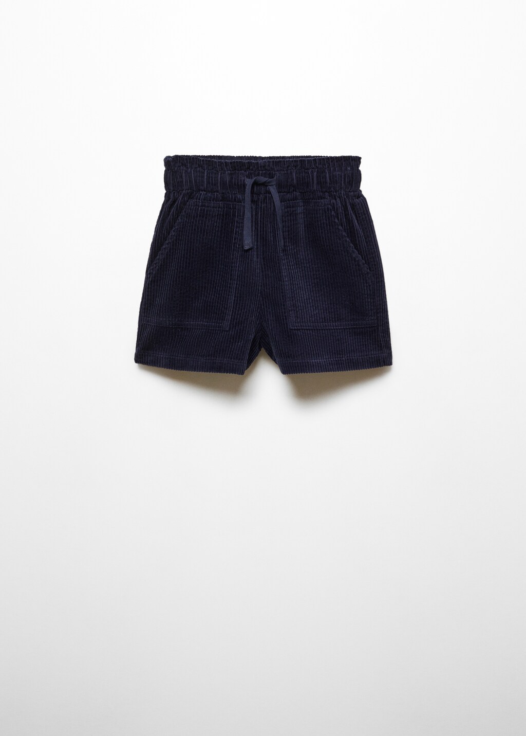 Corduroy paper bag shorts - Article without model