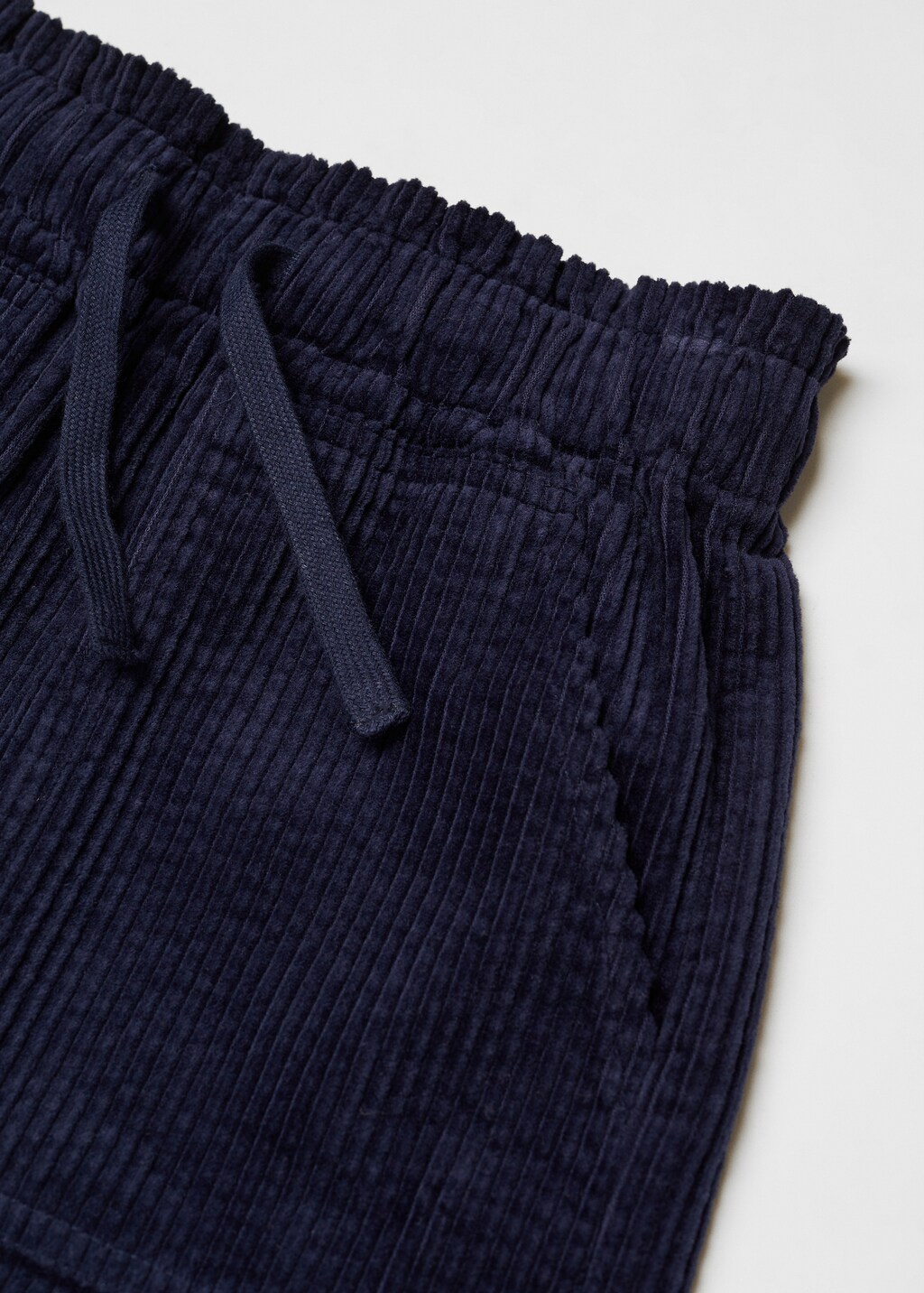 Corduroy paper bag shorts - Details of the article 8