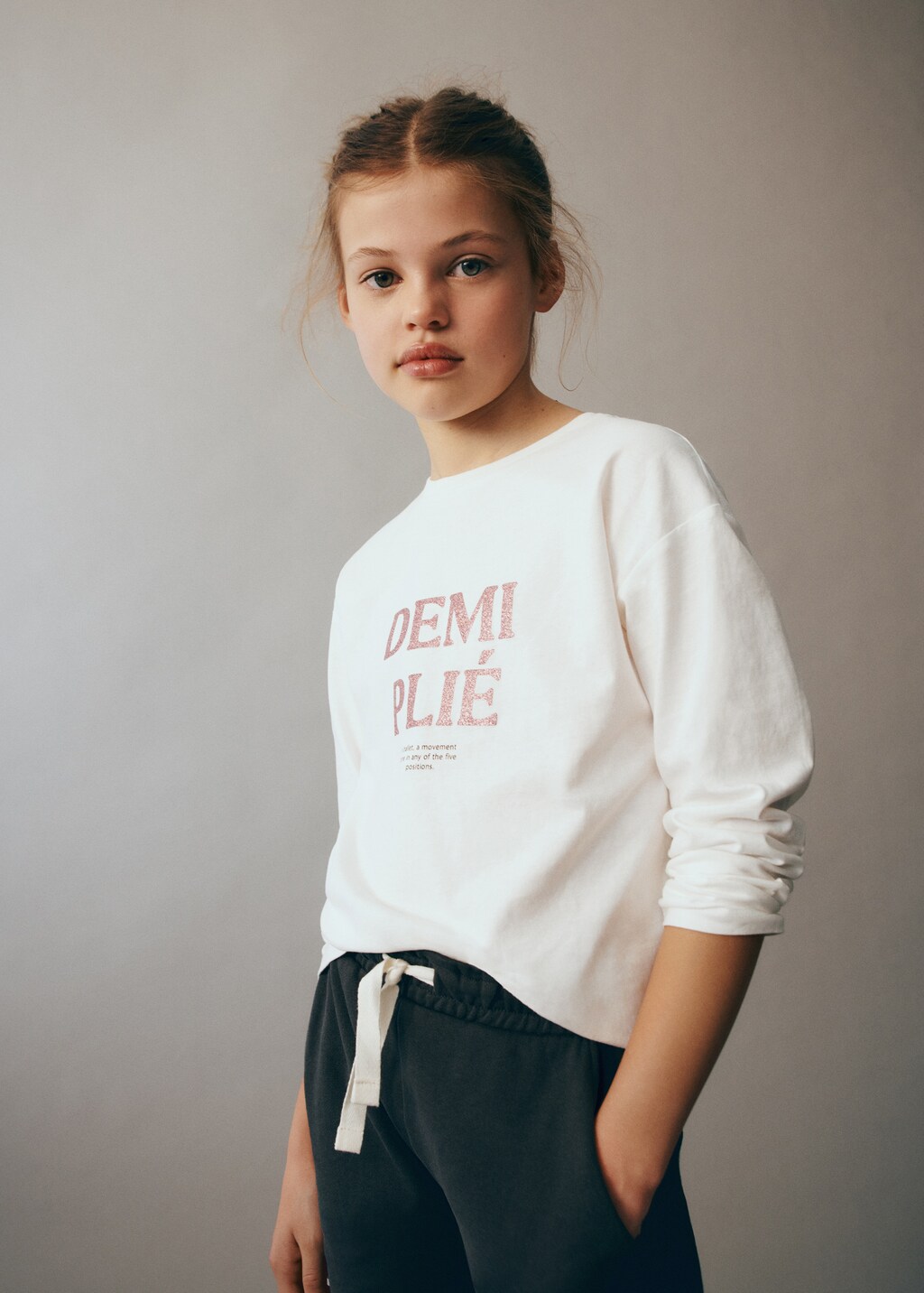 Embroidered message T-shirt - Details of the article 5