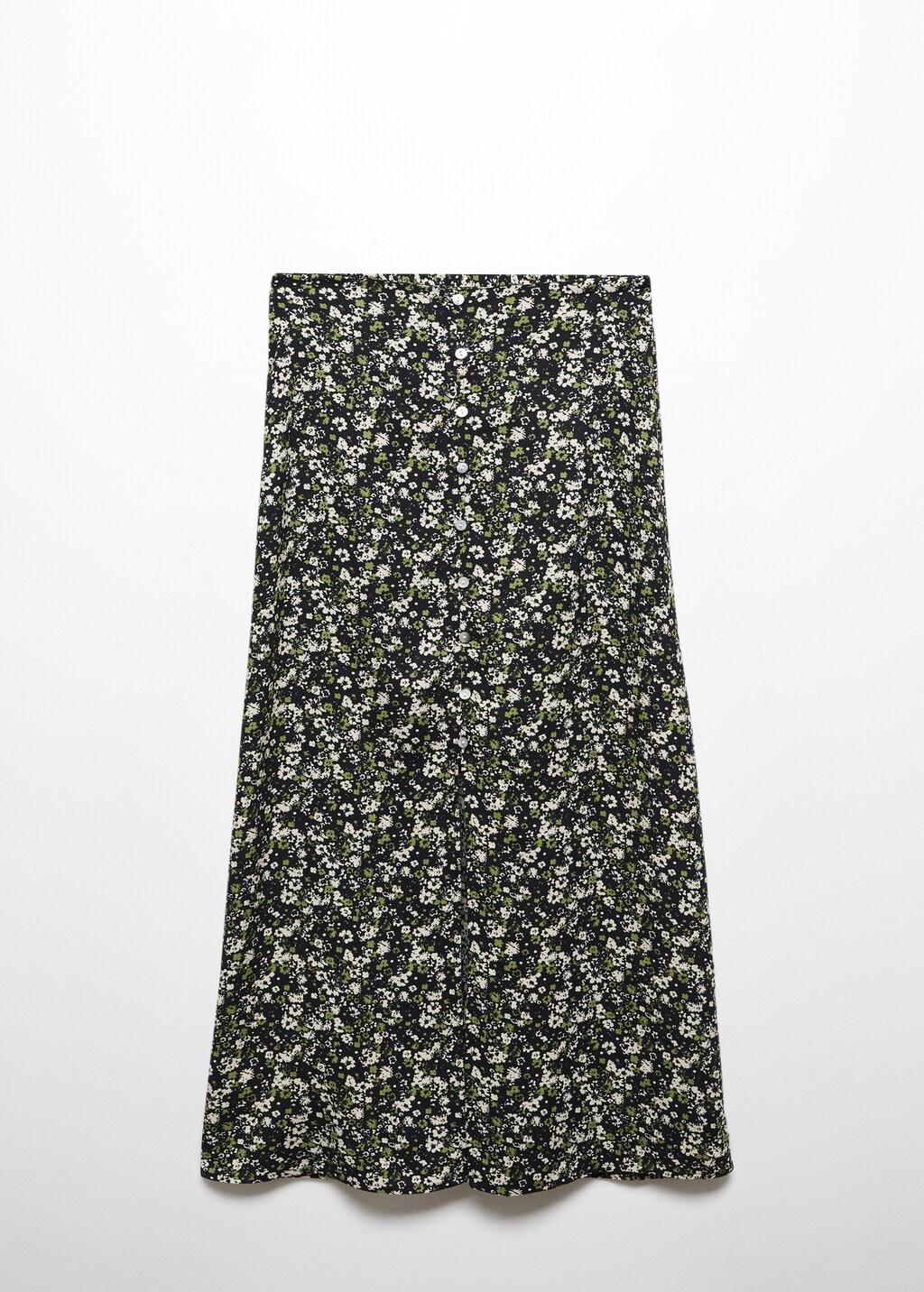 Slit printed long skirt - Article without model