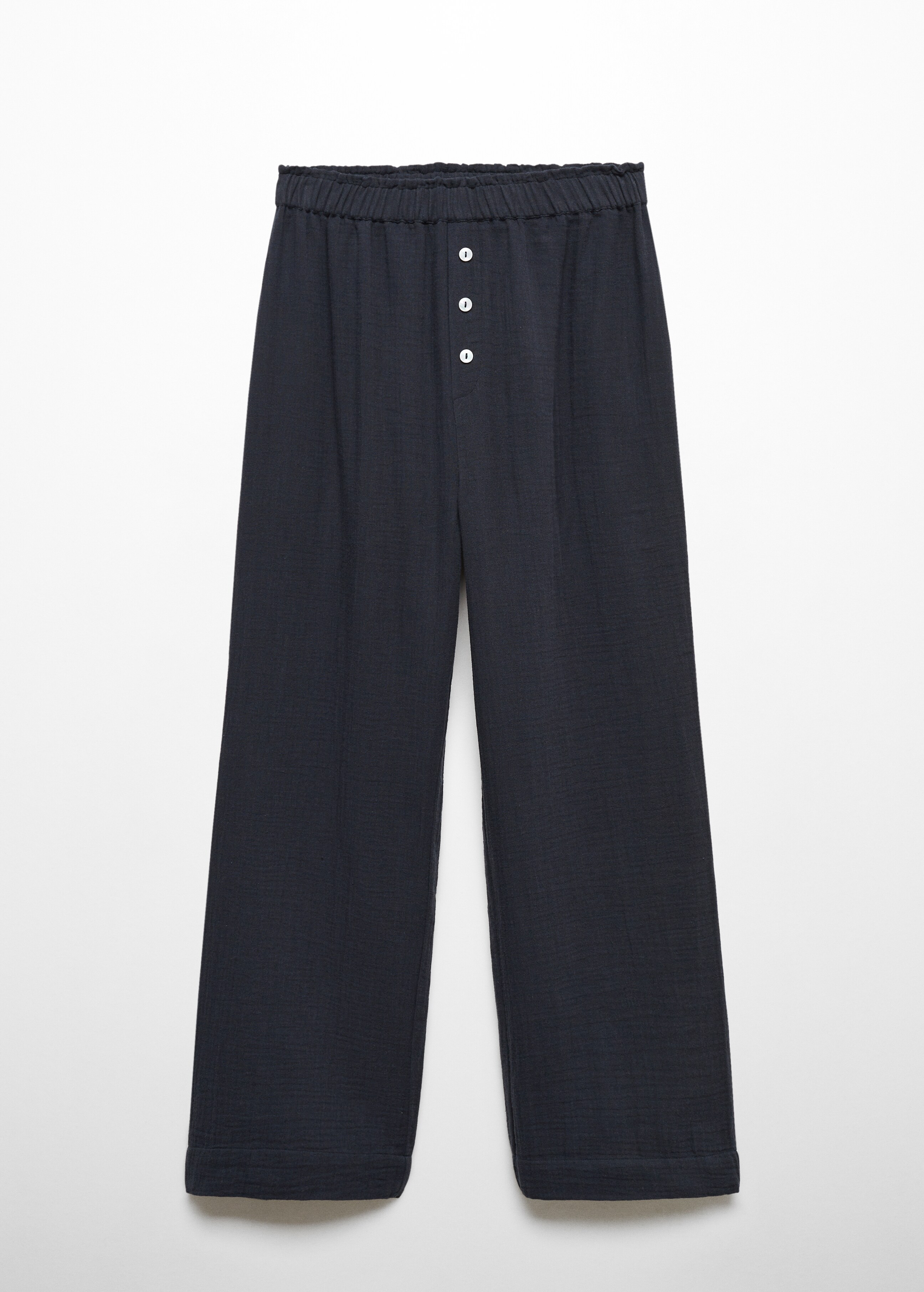 Pyžamové kalhoty z bavlněného šifonu - Zboží bez modelu