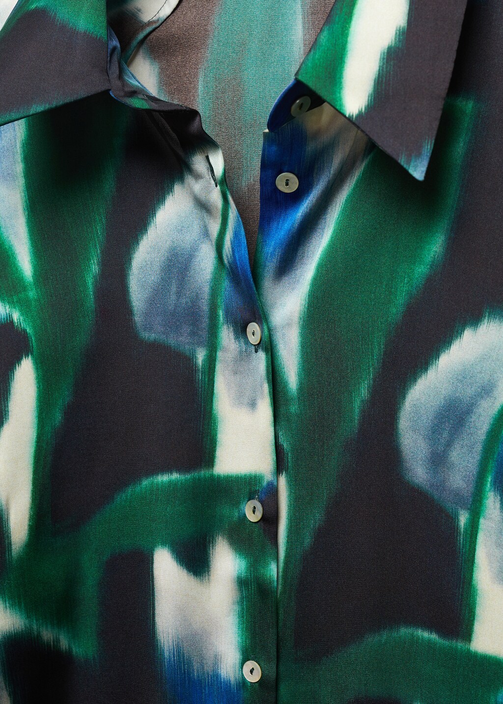 Soepelvallende blouse met print - Detail van het artikel 8