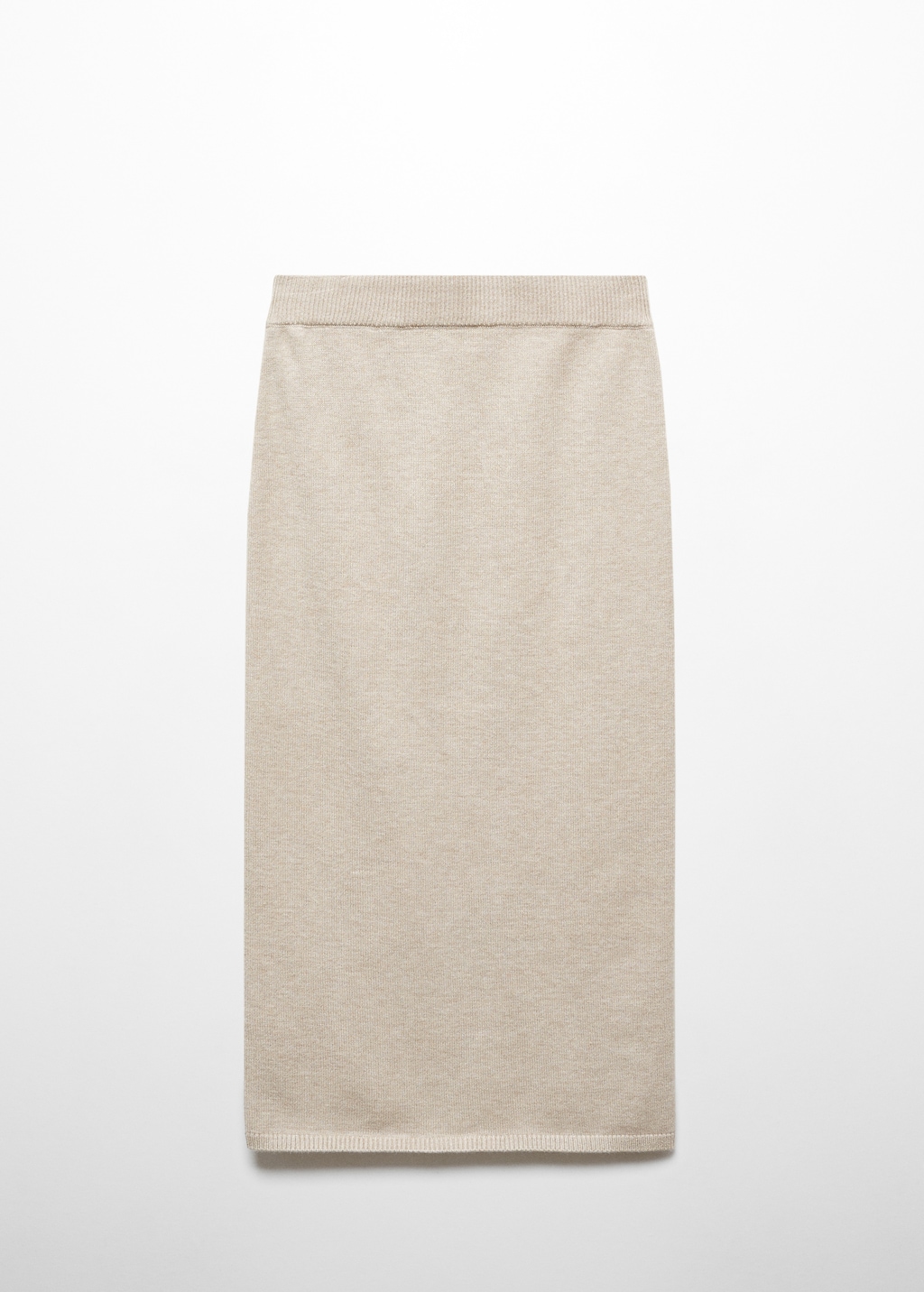 Ribbed midi skirt - Article without model