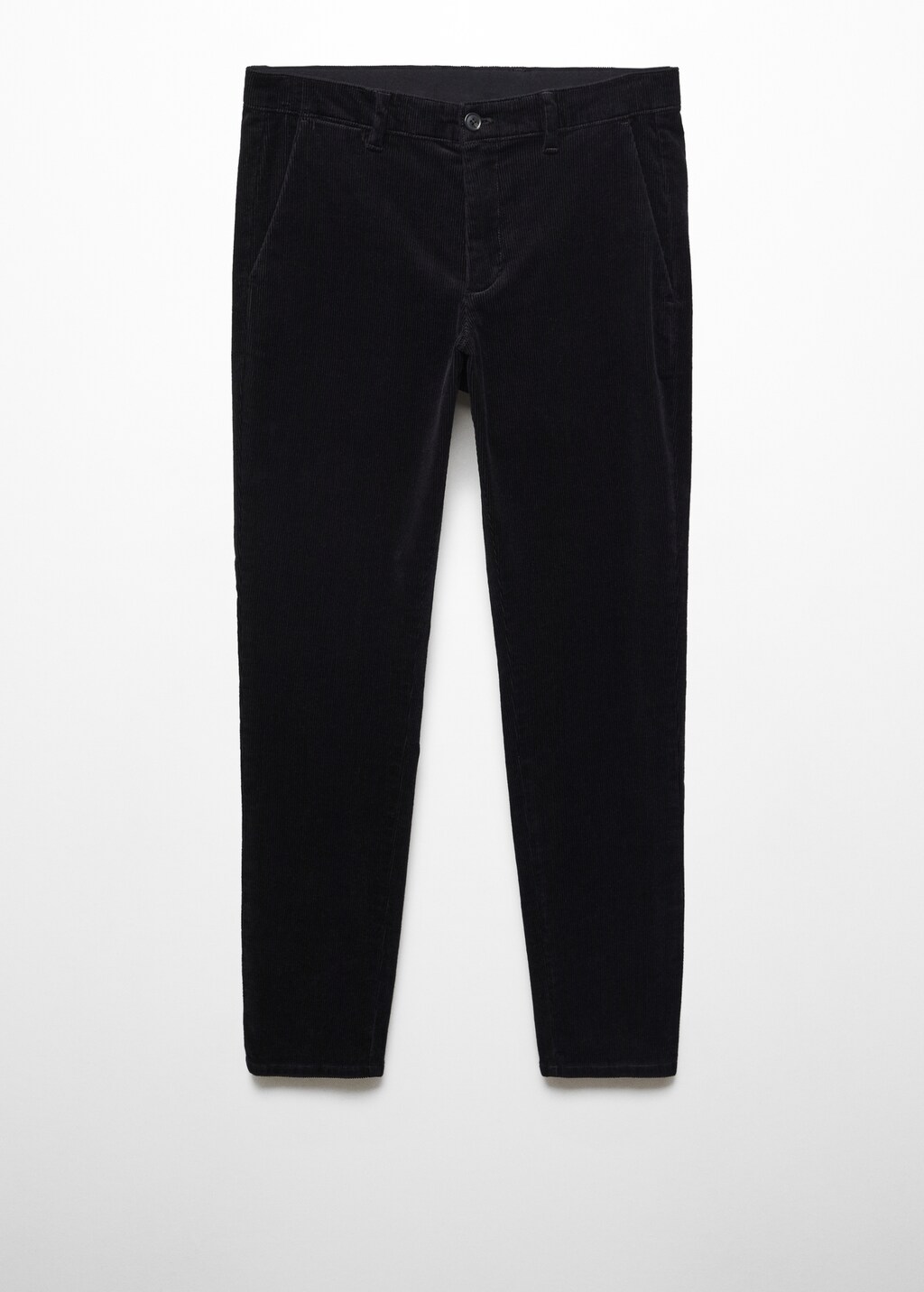 Corduroy slim-fit cropped trousers - Article without model