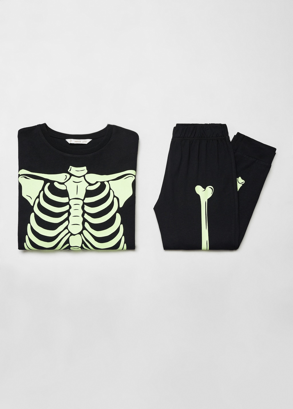 Glow in the dark skeleton pajama - Details of the article 0