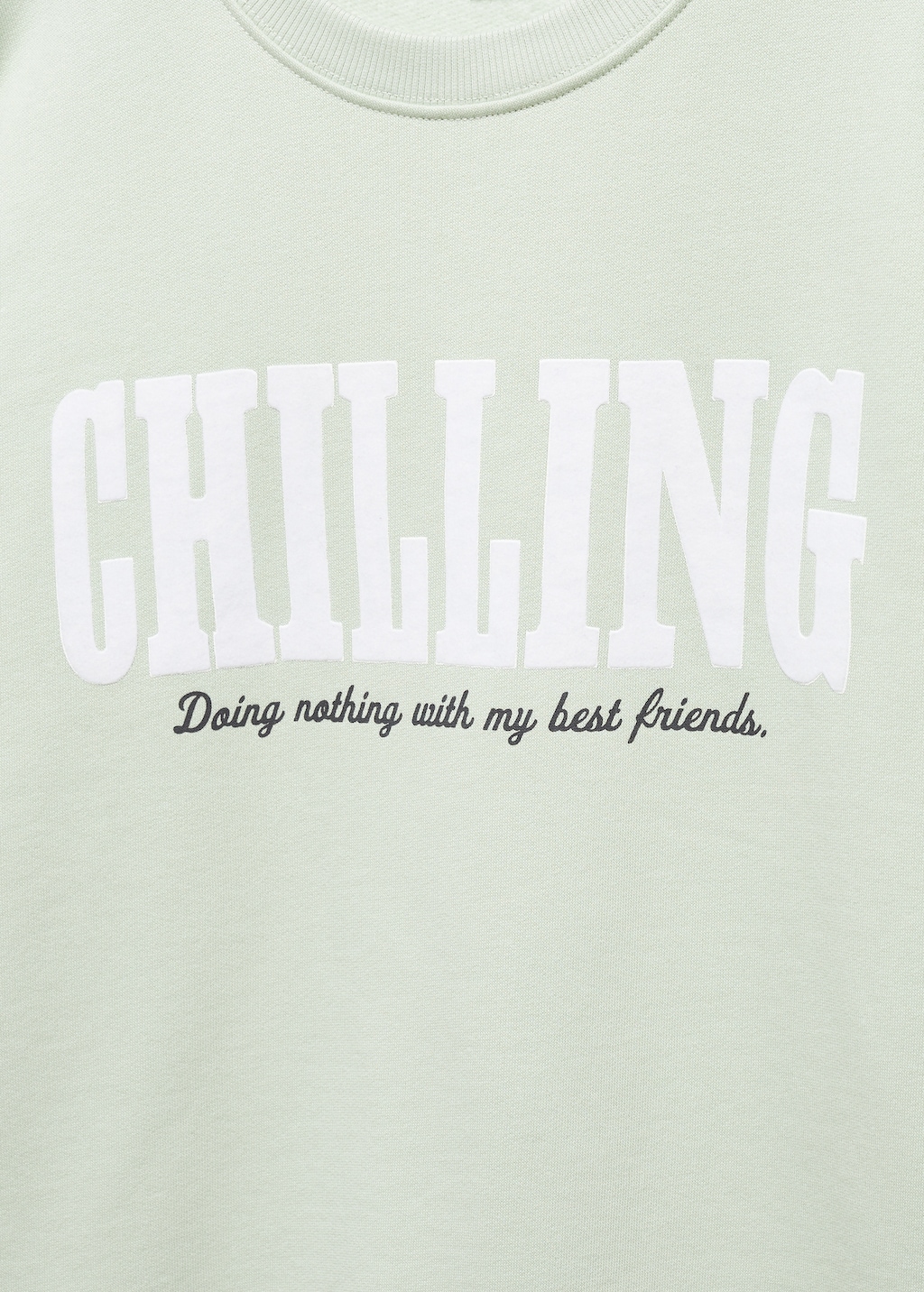 Printed message sweatshirt - Details of the article 8