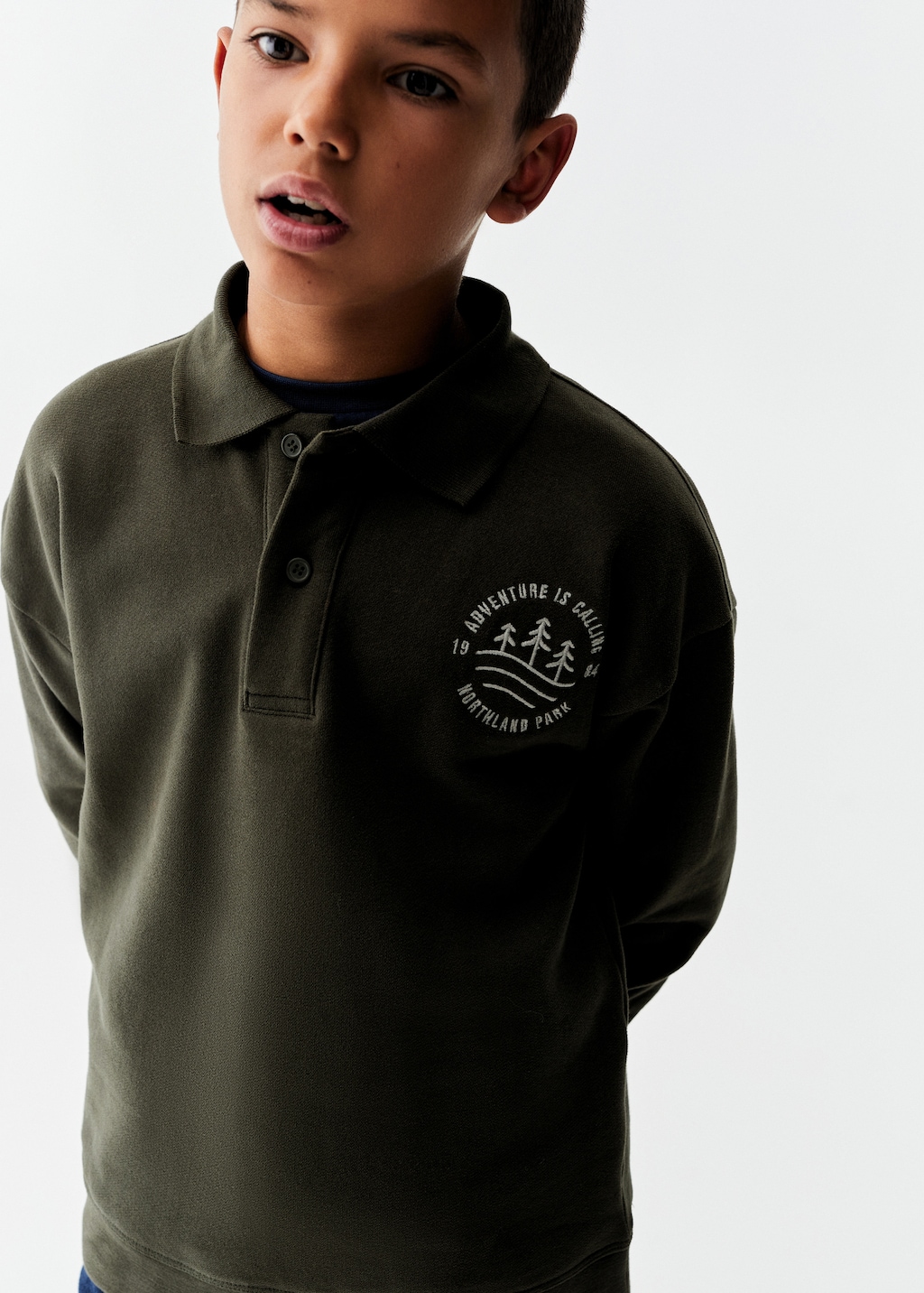 Boys polo sweatshirt online