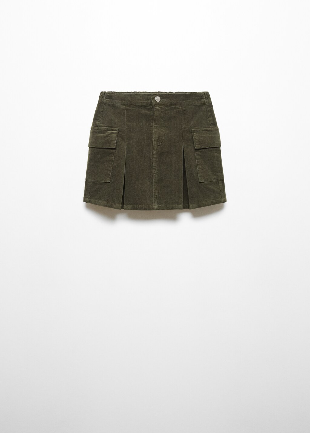 Corduroy cargo skirt