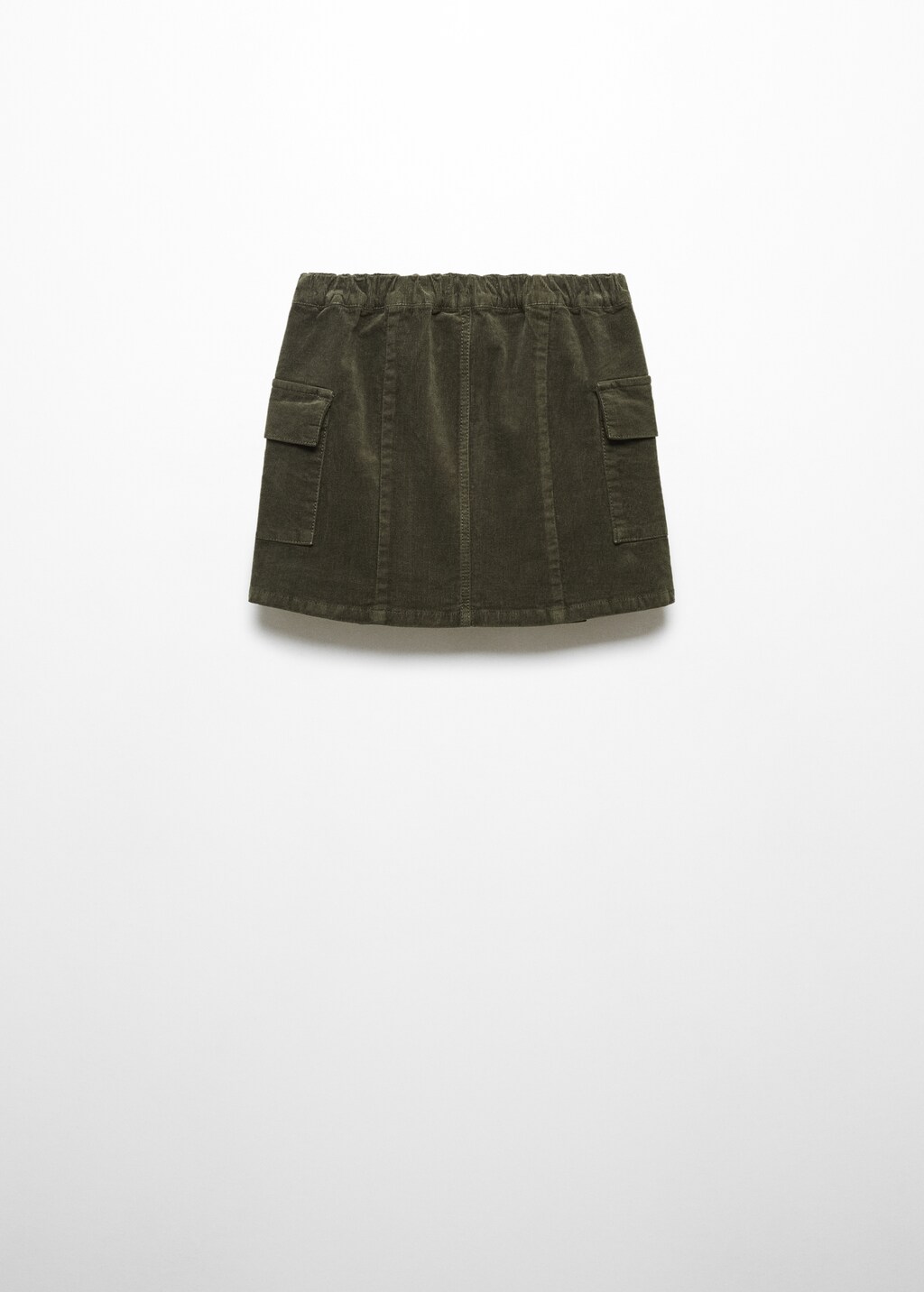 Corduroy cargo skirt - Reverse of the article