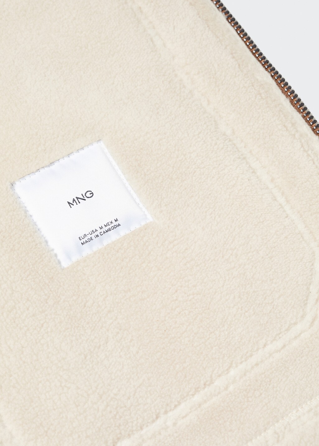 Jacket with shearling-effect lining - Details of the article 8