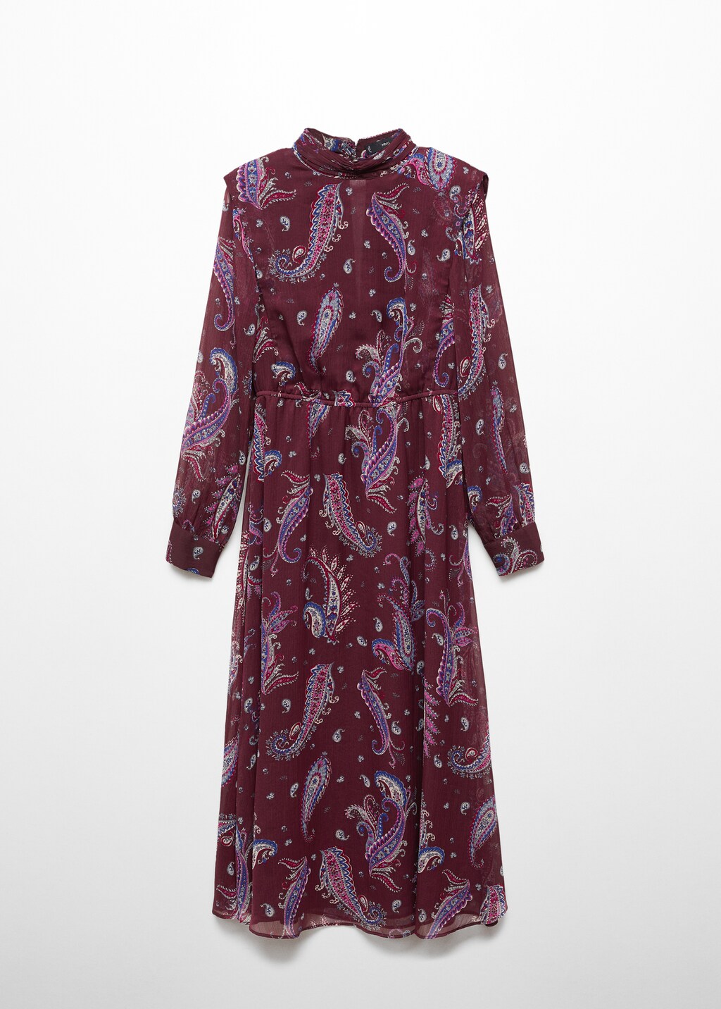 Flowy paisley print dress Women MANGO OUTLET USA