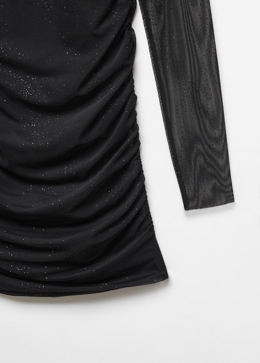 Draped shiny dress - Details of the article 8