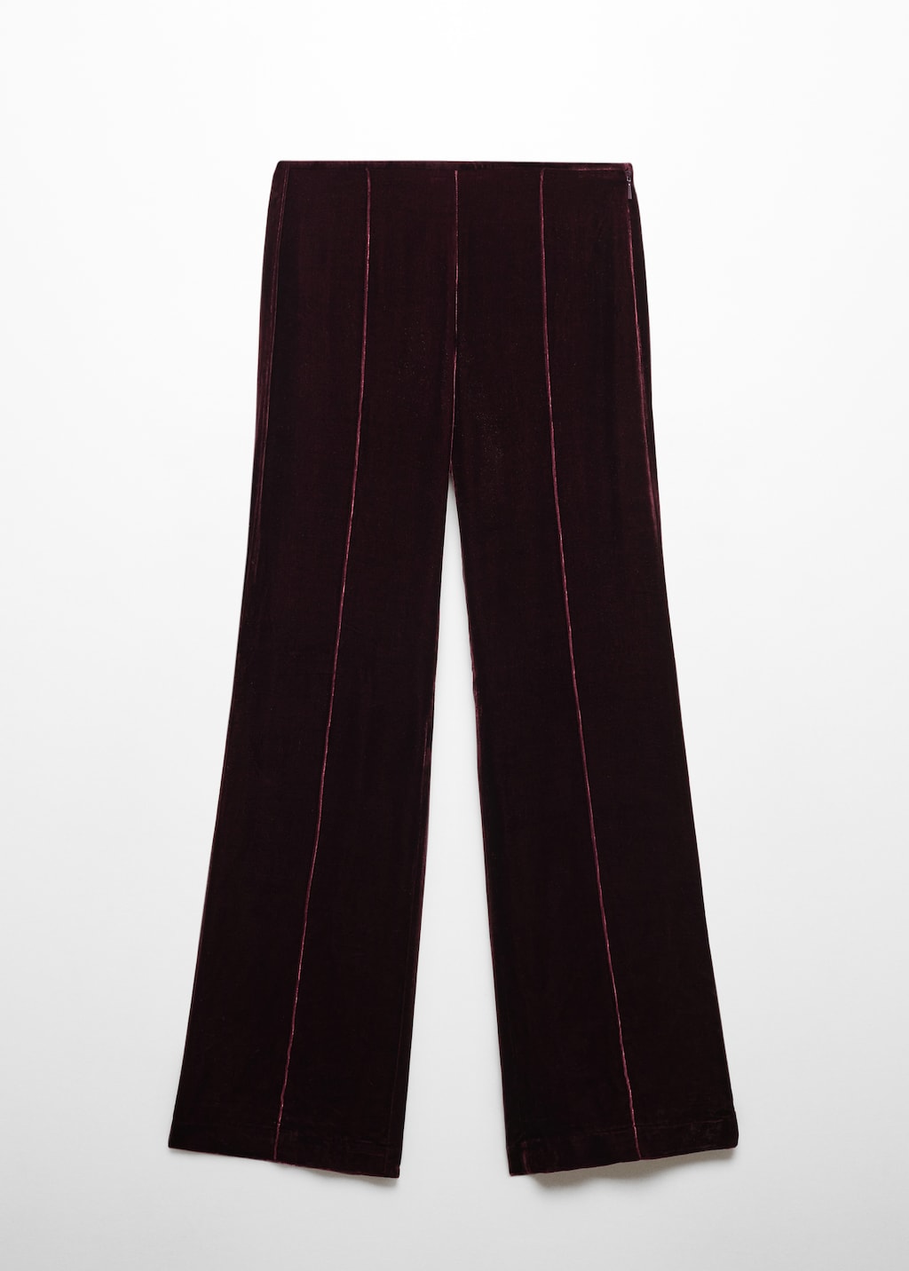 Flared velvet trousers - Article without model