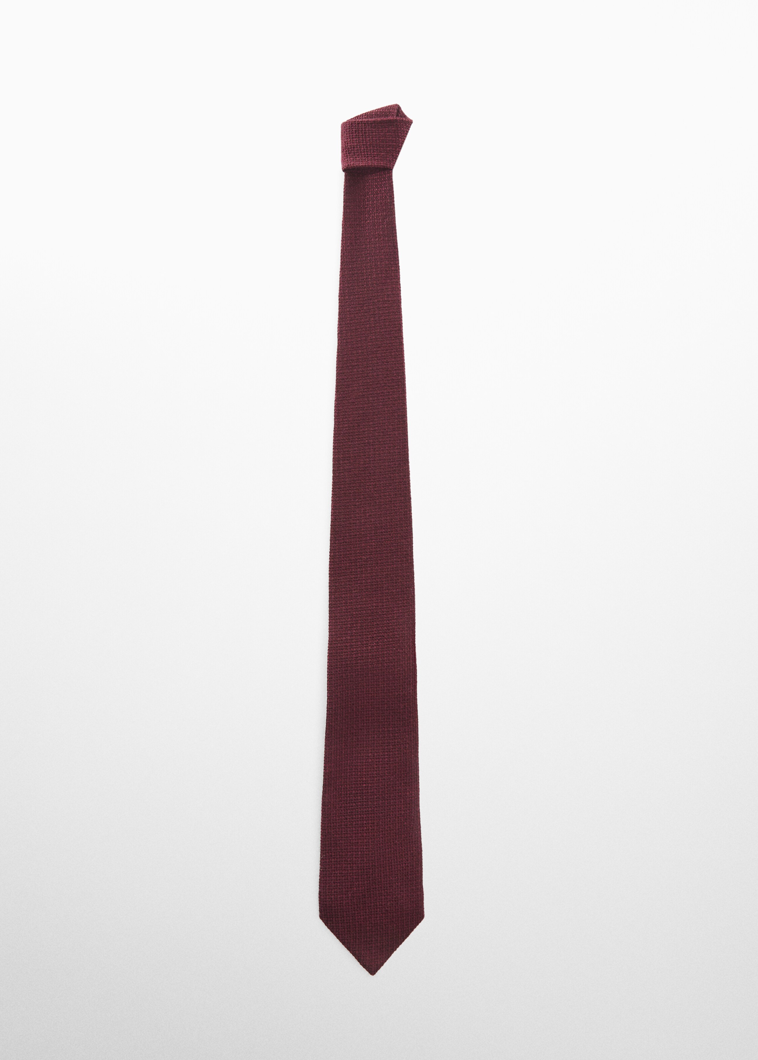 Strukturierte Krawatte aus Wolle mit Seide - Artikel ohne Model