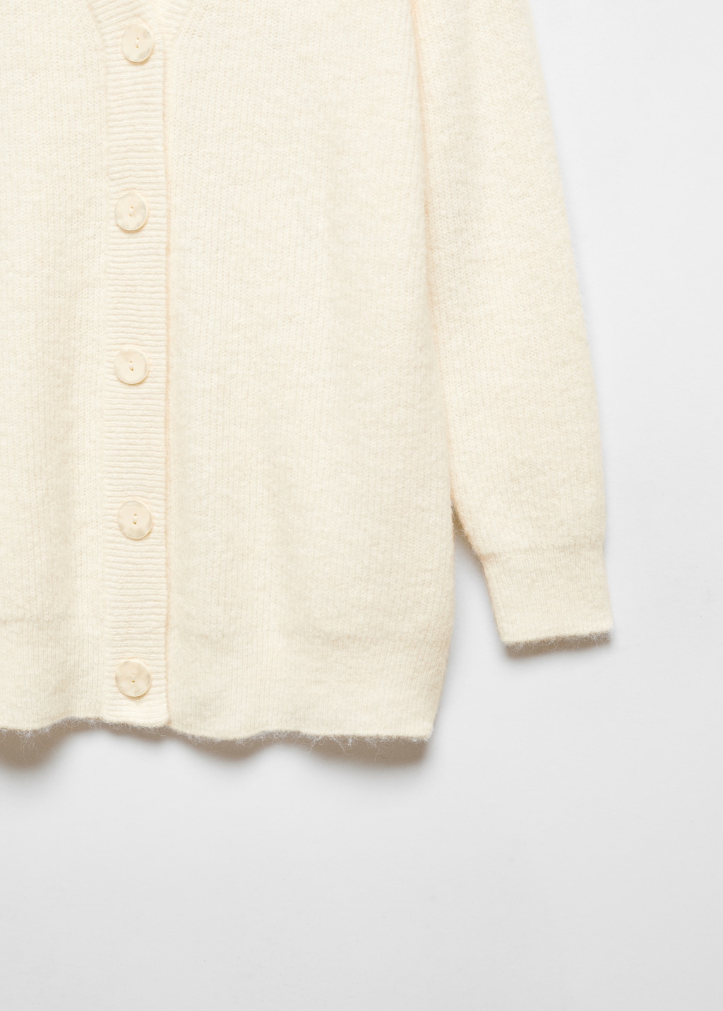 V-neck knitted cardigan - Details of the article 8