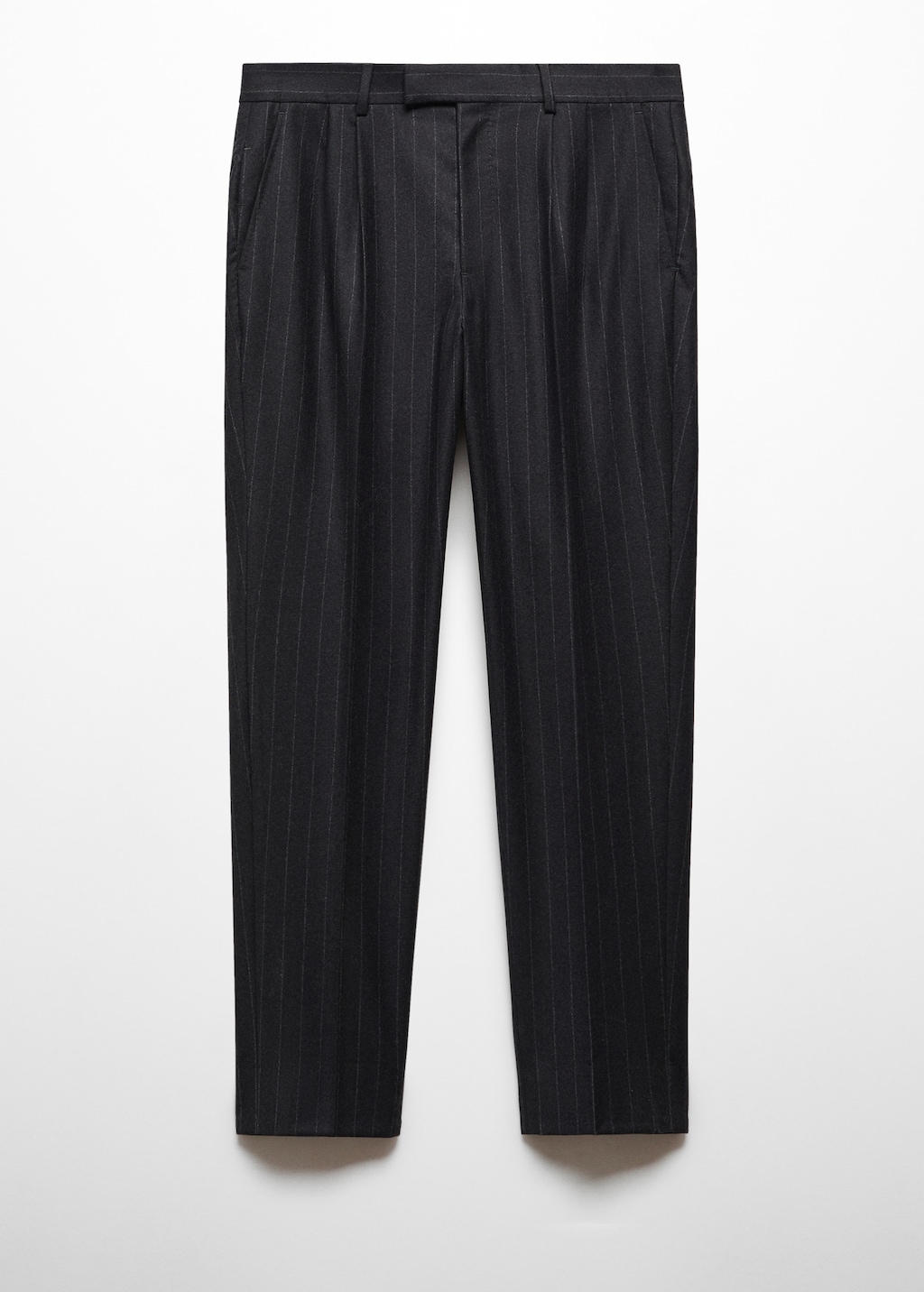 100% virgin wool pleated trousers - Article without model