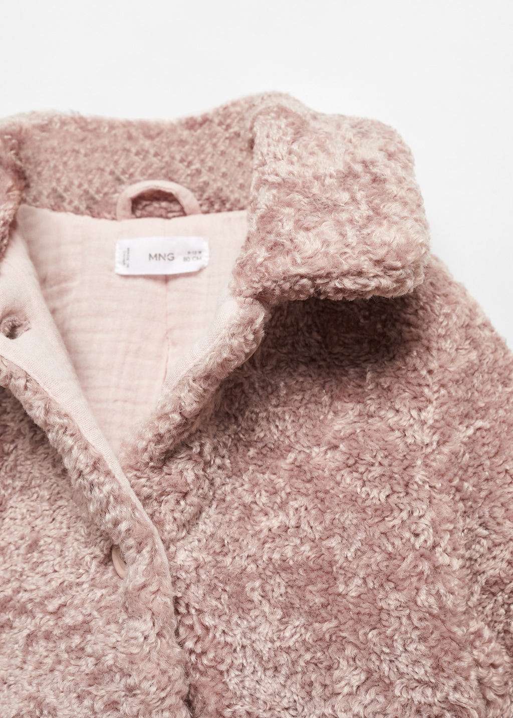 Shearling-effect coat - Details of the article 8