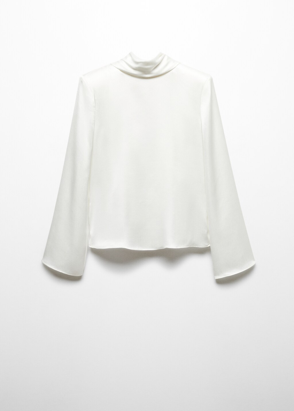 Open-back blouse with shoulder pads  - Article without model