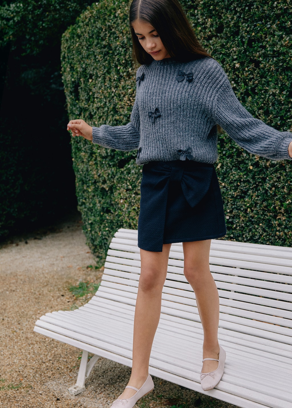 Bow knit sweater - Details of the article 6