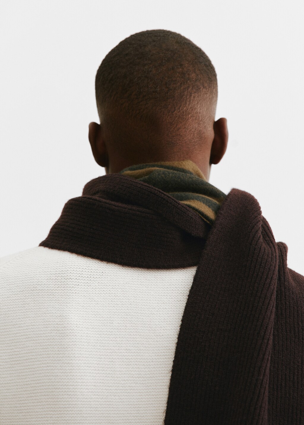 Ribbed wool-blend scarf - Details of the article 8