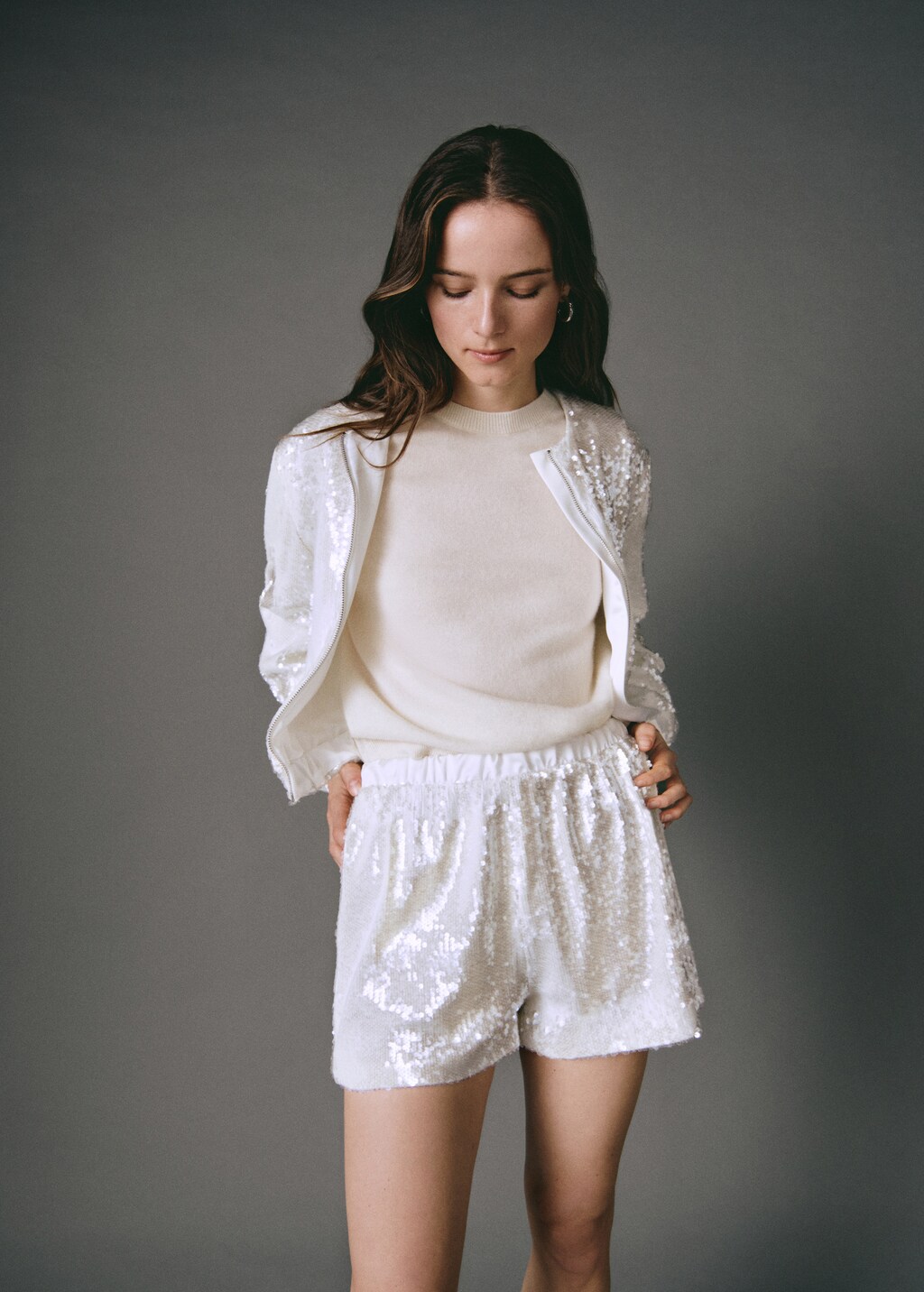 Sequin shorts - Details of the article 7