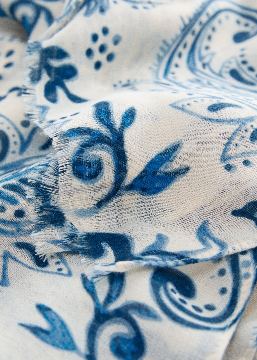 Paisley print scarf - Medium plane