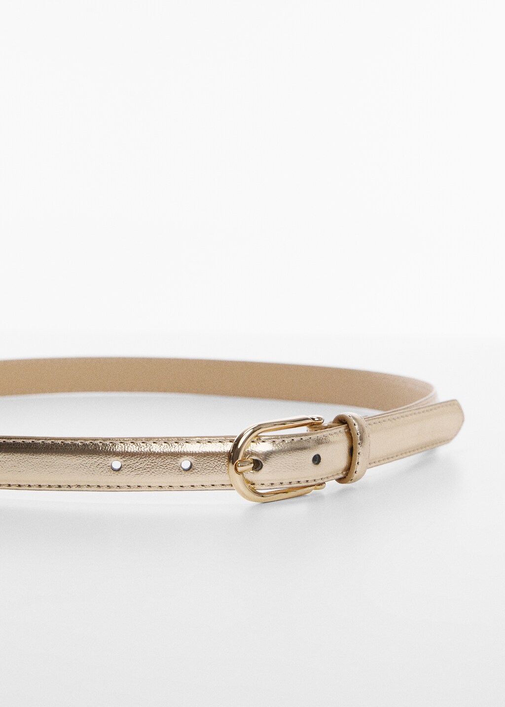 Buckle skinny belt - Medium plane