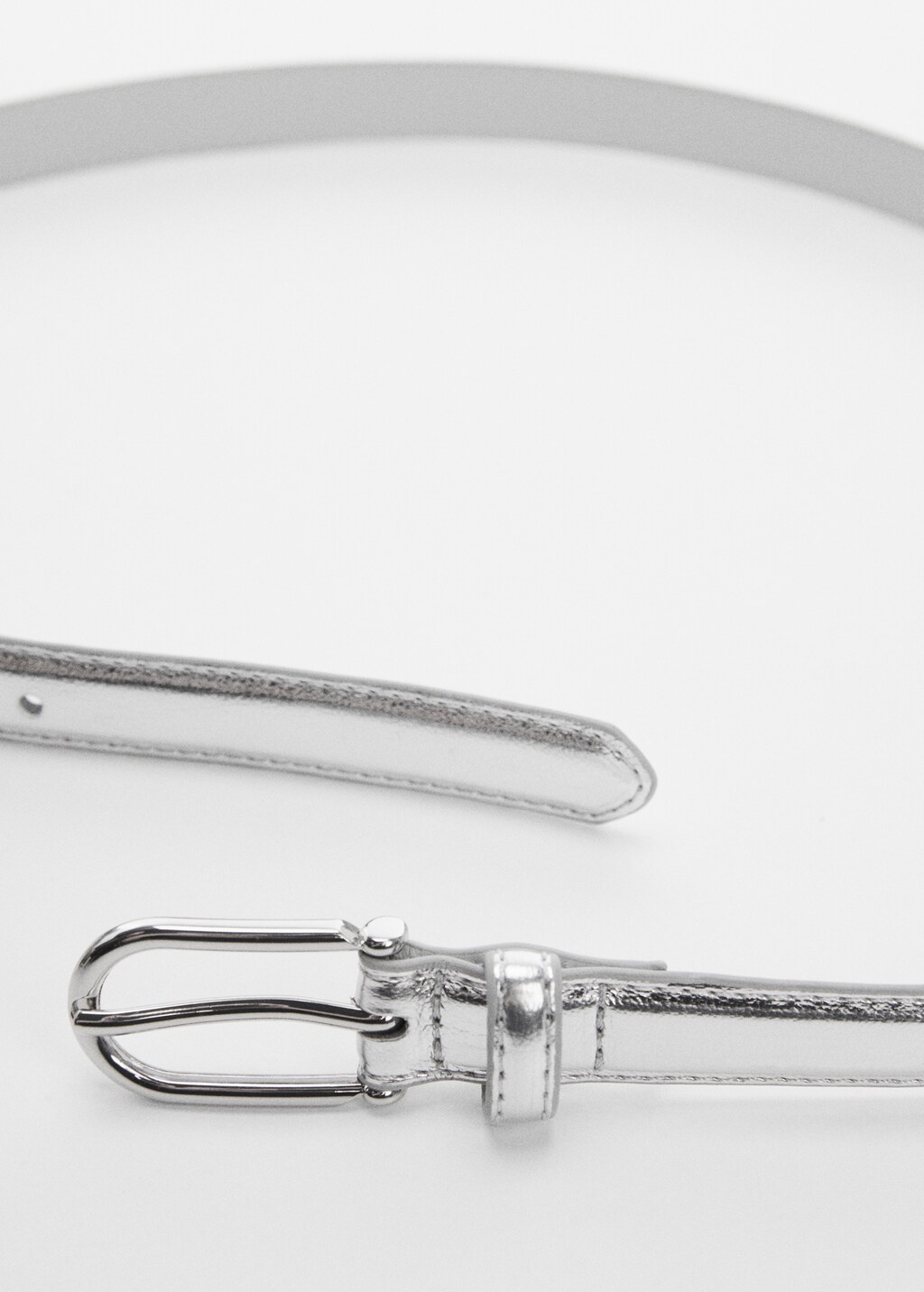 Buckle skinny belt - Details of the article 1