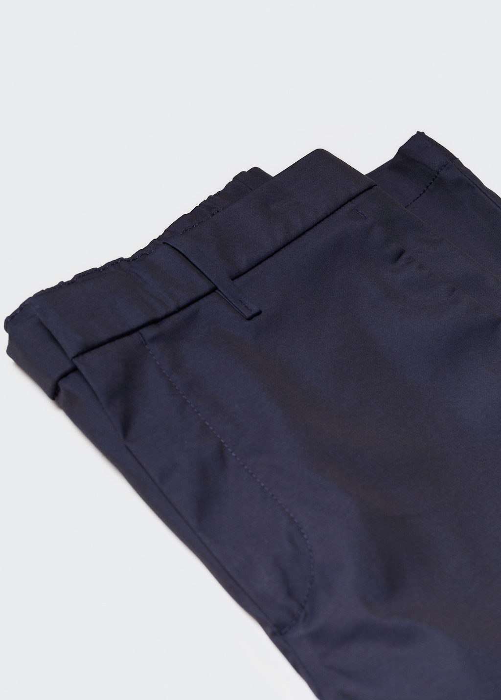 Slim-fit cotton trousers - Details of the article 8