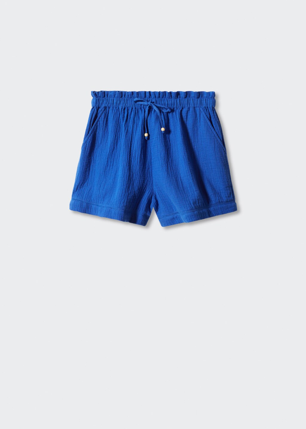 Textured shorts with bow - Article without model