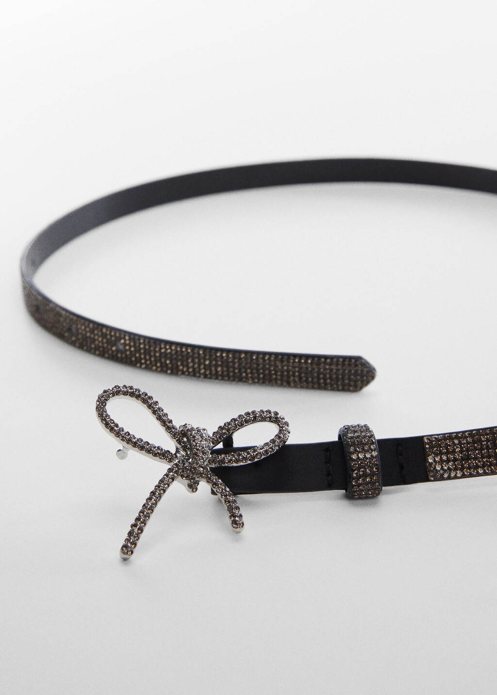 Black bow belt hotsell