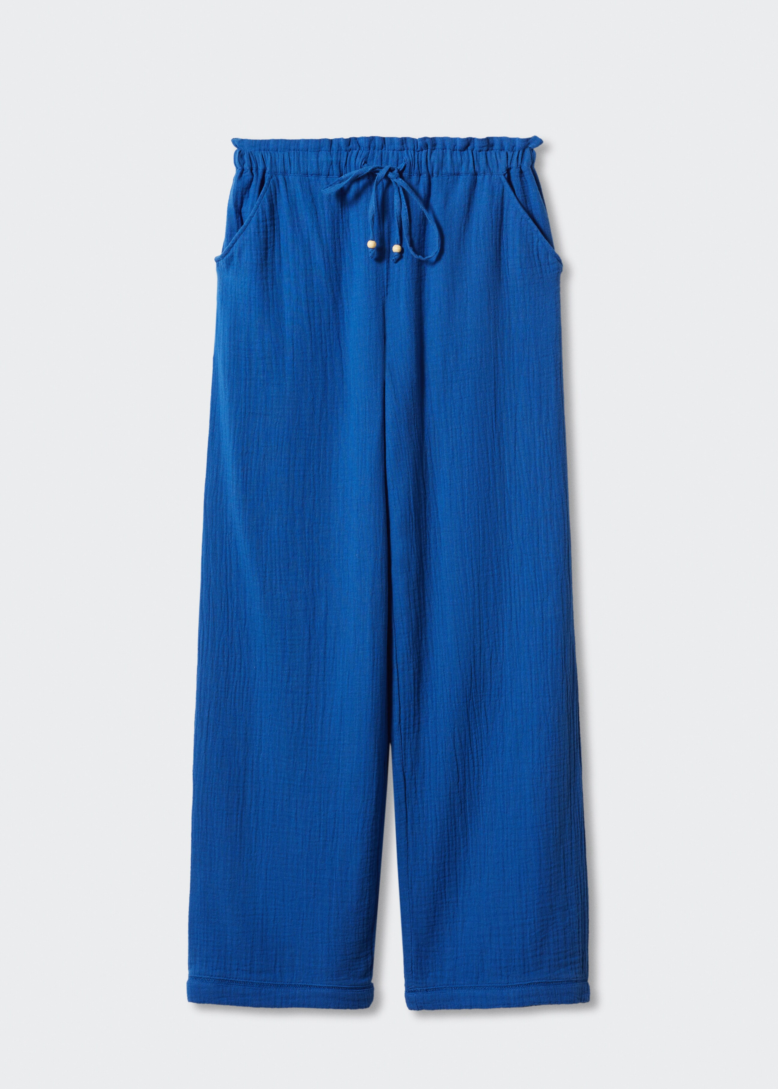 Bavlněné kalhoty s elastickým pasem - Zboží bez modelu