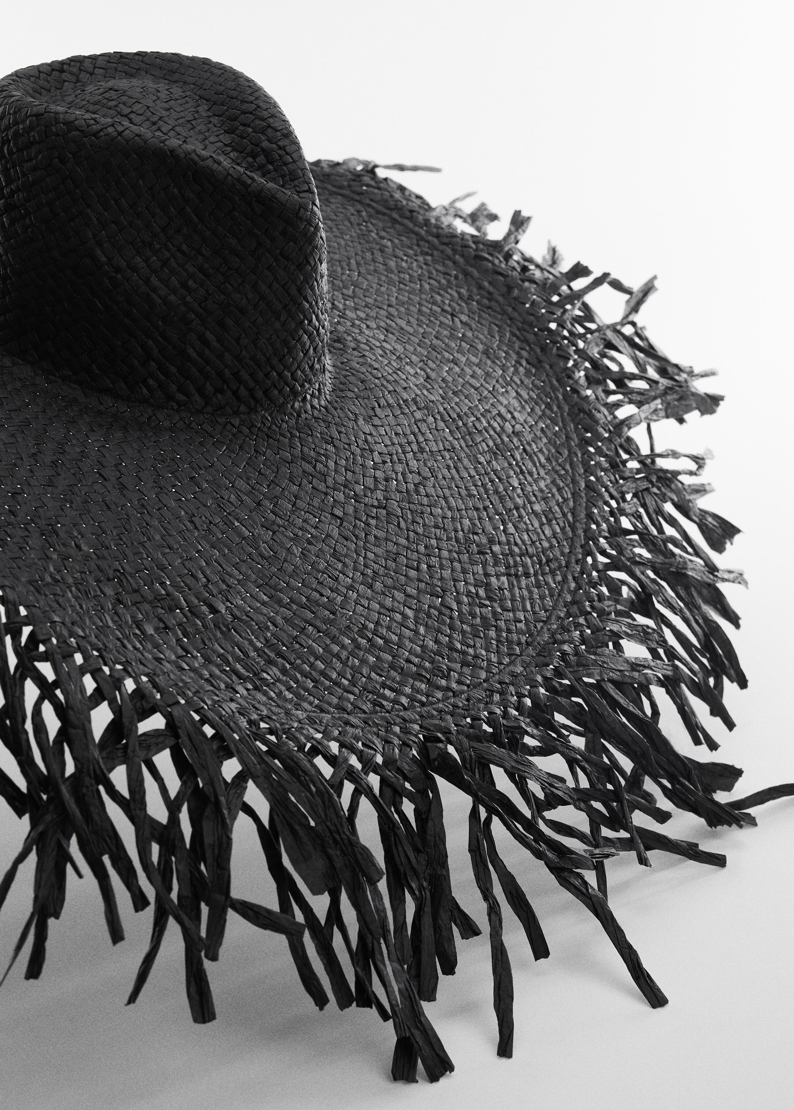 Maxi-Hut aus Naturfaser - Detail des Artikels 1
