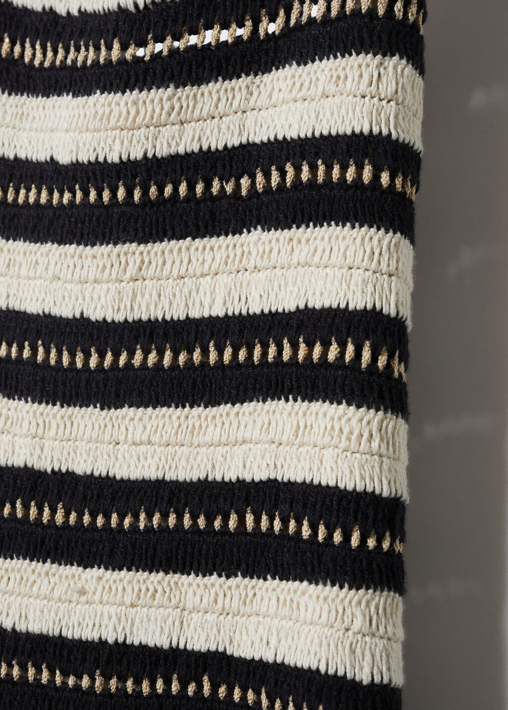 Striped crochet dress - Details of the article 8