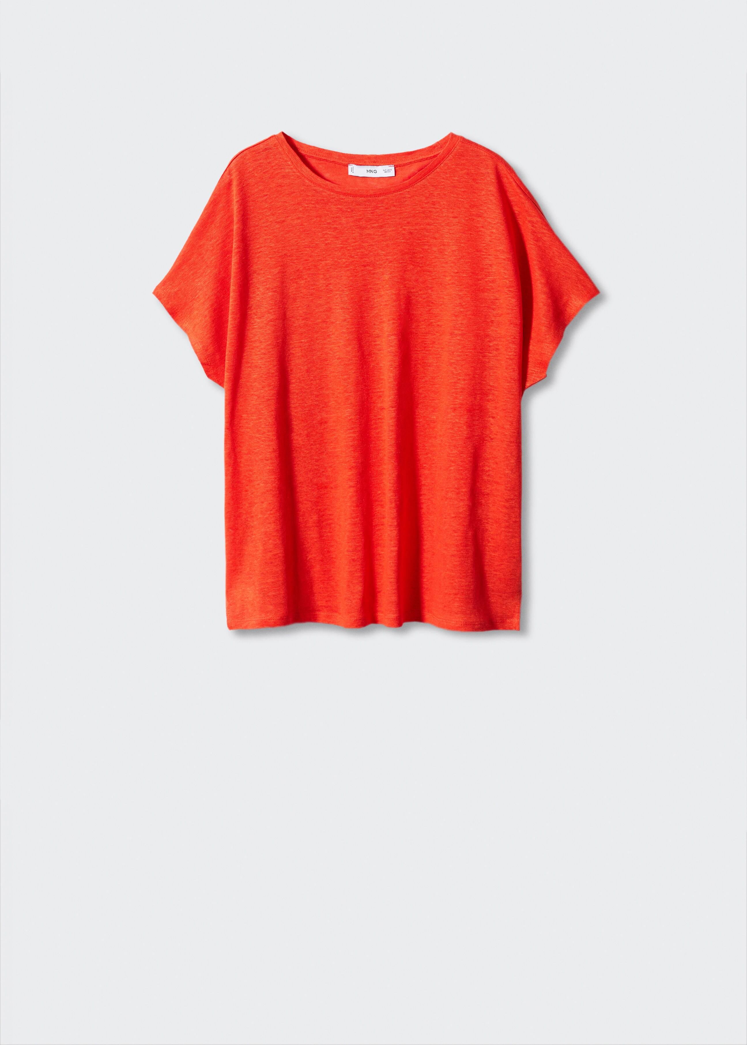 Oversized-T-Shirt aus Leinen - Artikel ohne Model