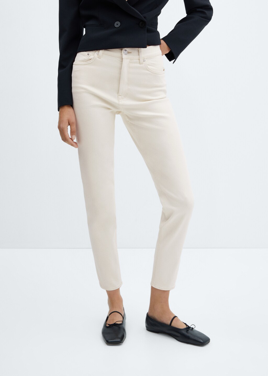 Newmom comfort high-waist jeans - Middenvlak