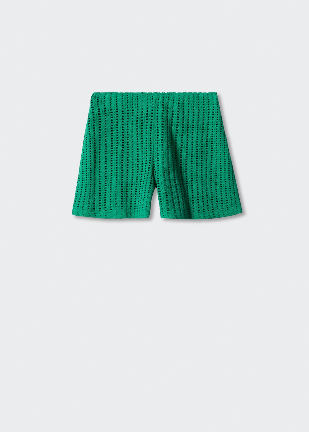 Openwork knitted shorts - Article without model