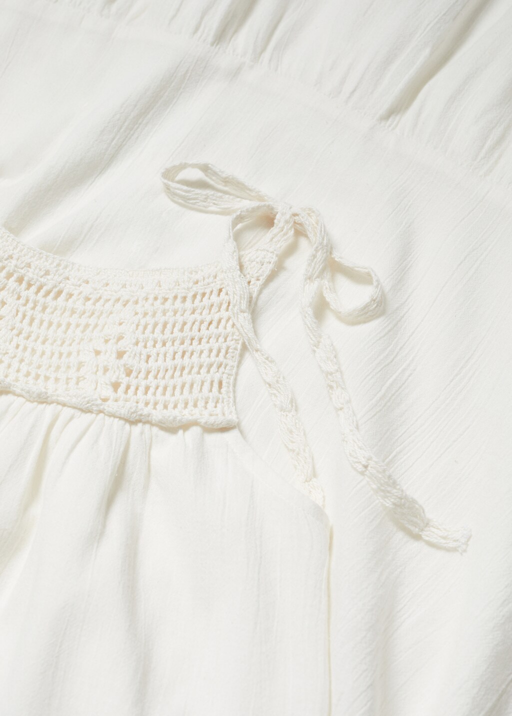 Long crochet panel dress - Details of the article 8