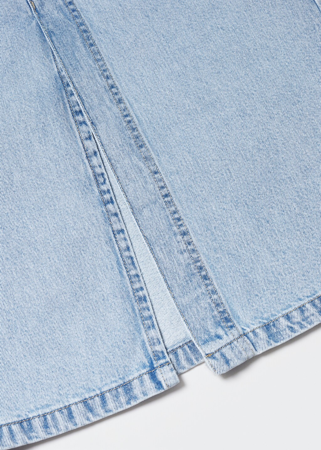 Denim midi-skirt - Details of the article 8