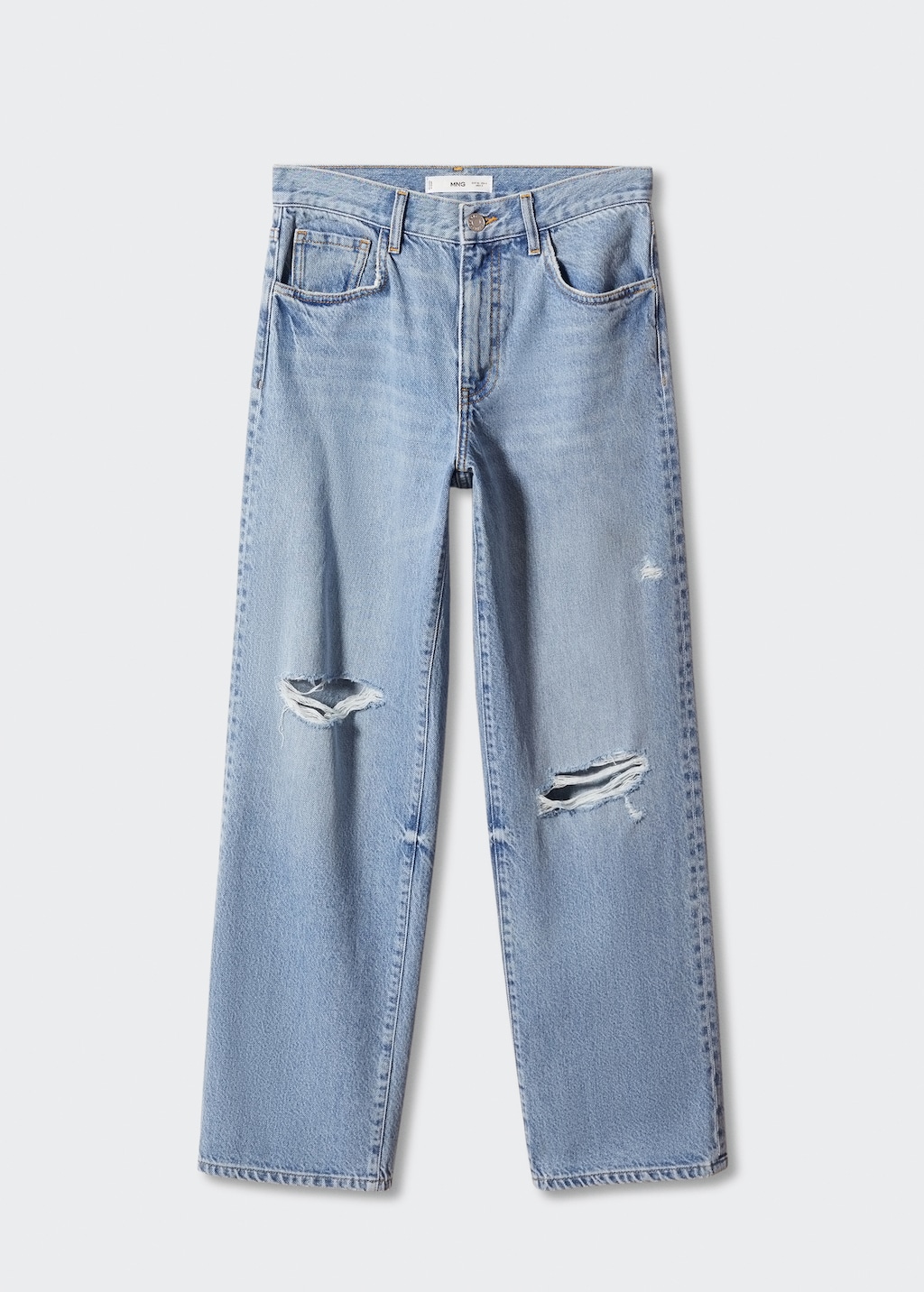 Decorative ripped wideleg jeans - Article without model