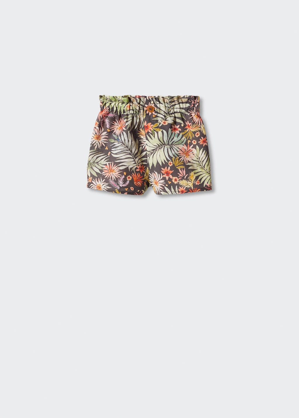 Printed cotton-blend short - Article without model