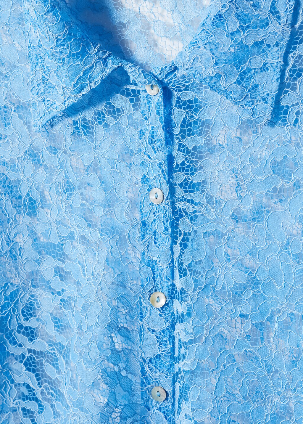 Guipure shirt with bows - Details of the article 8