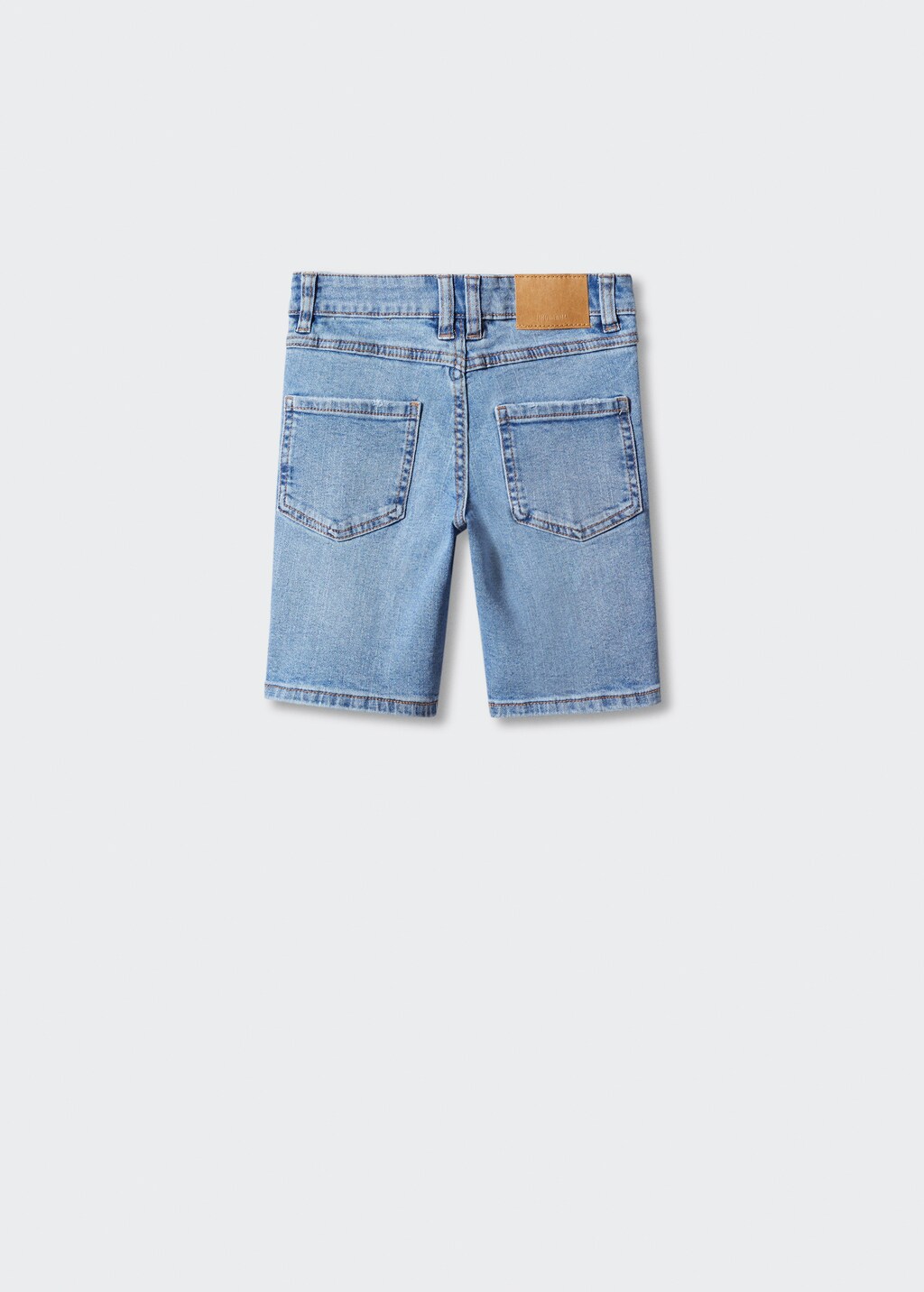 Bermudas denim algodón - Reverso del artículo