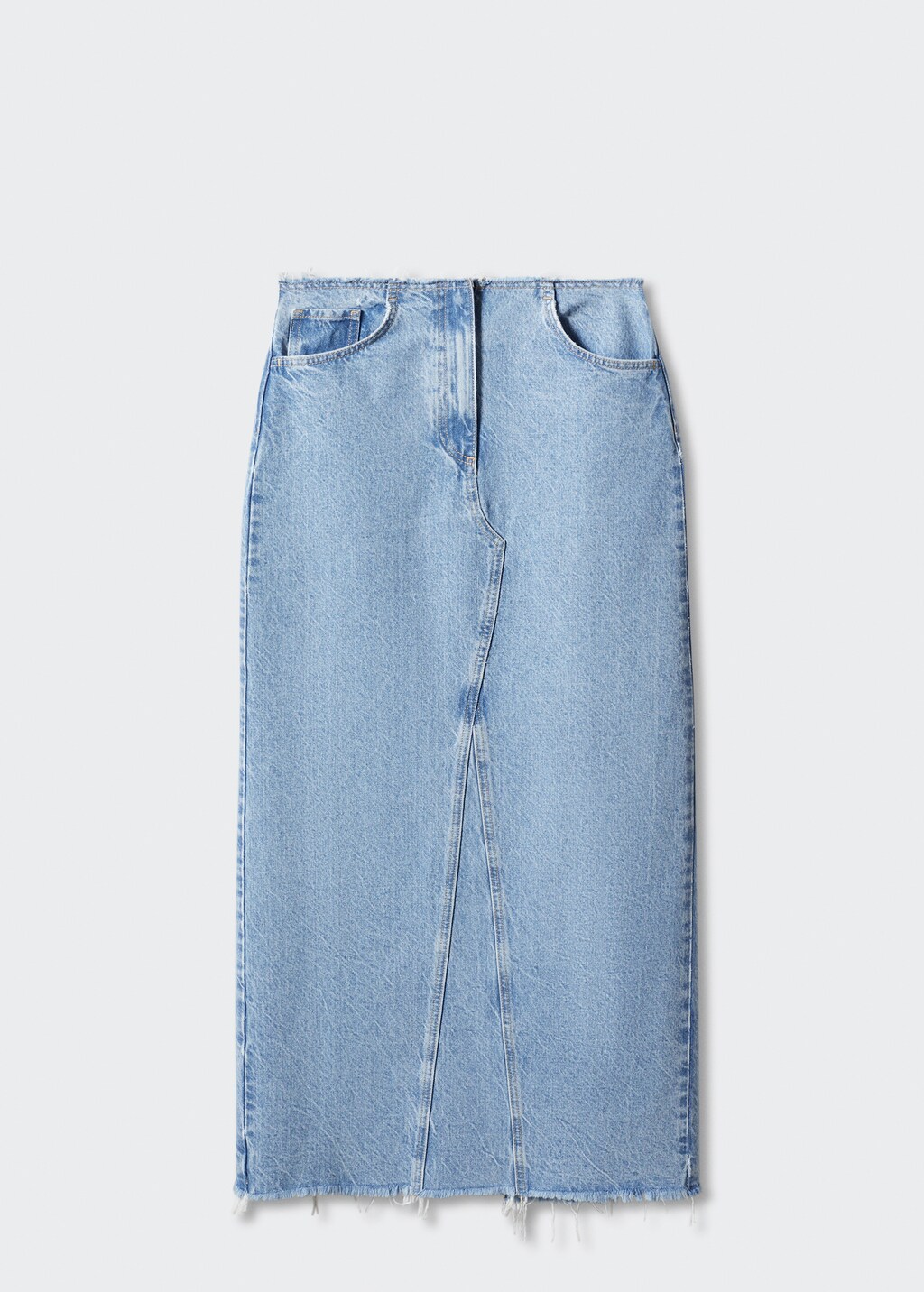 Long denim skirt - Article without model