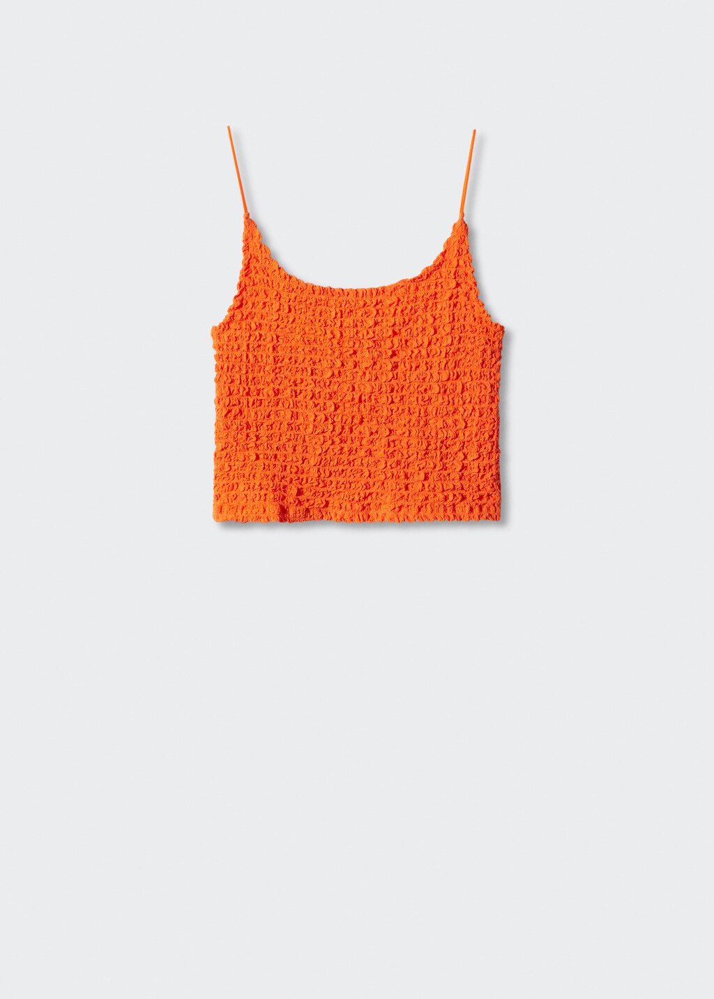 Textured crop top - Article without model